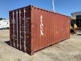 2012 TIANJIN PACIFIC CONTAINER 20' CONTAINER SN: TEMU3390063