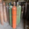 WELDING AND CUTTING GAS TANKS, QTY OF 5, VARIOUS SIZES