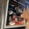 CRATE OF SKILL-SAWS, NAIL GUNS, HAND TOOLS, AND OIL FILTERS