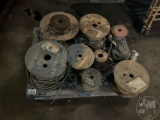 PALLET OF METAL CABLE, VARIOUS SIZES