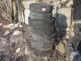 QTY OF (7) MISC SIZED TIRES