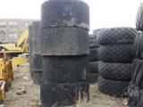 QTY OF (4) SOLID TIRES