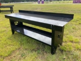 (UNUSED) KC 90”...... X 25”...... WORK BENCH, W/ BOTTOM SHELF
