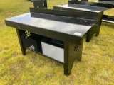 (UNUSED) KC 60”...... X 25”...... WORK BENCH W/ BOTTOM SHELF