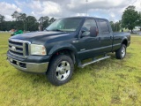 2006 FORD F-350 LARIAT SUPER DUTY CREW CAB 4X4 VIN: 1FTWW31P16EB52211