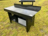 (UNUSED) KC 60”...... X 25”...... WORK BENCH W/ BOTTOM SHELF