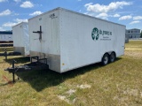 2012 LOOK ENCLOSED TRAILER 8'X20' VIN: 53BTD2026CU001585