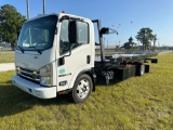 2019 ISUZU NRR SINGLE AXLE ROLLBACK TRUCK VIN: JALE5W164K7302686