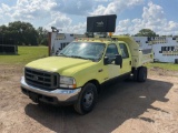 2004 FORD F-350 XL SUPER DUTY SINGLE AXLE DUMP TRUCK VIN: 1FDWW36P24EB85087