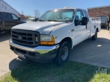 2001 FORD F-250 XL S/A UTILITY TRUCK VIN: 1FTNX20S31EB62711