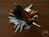 SET OF 24 EQUIPMENT KEYS