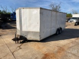 2015 COMMODORE ENCLOSED TRAILER 8'X20' VIN: 59LBC2020F1000062