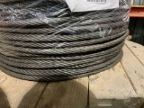 SPOOL OF 5/8”...... WIRE ROPE, APPROX. 500’......, 275’......, 200’......+/-