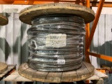 SPOOL OF WIRE ROPE, APPROX. 1,500’...... +/-