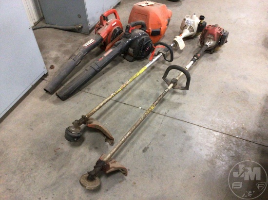 (2) STRING TRIMMER, (2) BLOWERS, AND A CHAINSAW