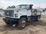 1994 CHEVROLET C7 SINGLE AXLE REGULAR CAB FLATBED TRUCK VIN: 1GBM7H1J5RJ113019