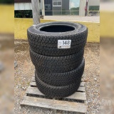 QTY (4) FOUR MICHELIN TIRES SIZE LT275/65R20, NEW DEALER TAKE