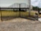 20FT GATES DEER SCENE WITH POSTS, POWDER COATED