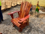 SINGLE GLIDER, RED CEDAR, AMISH BUILT