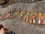 WELCOME TO THE FARM METAL SIGN