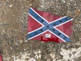 CONFEDERATE FLAG METAL SIGN