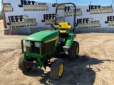 JOHN DEERE 2210 4X4 TRACTOR SN: LV2210H213031