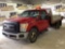 2013 FORD F-350 SINGLE AXLE REGULAR CAB FLATBED TRUCK VIN: 1FDRF3G60DEB10178