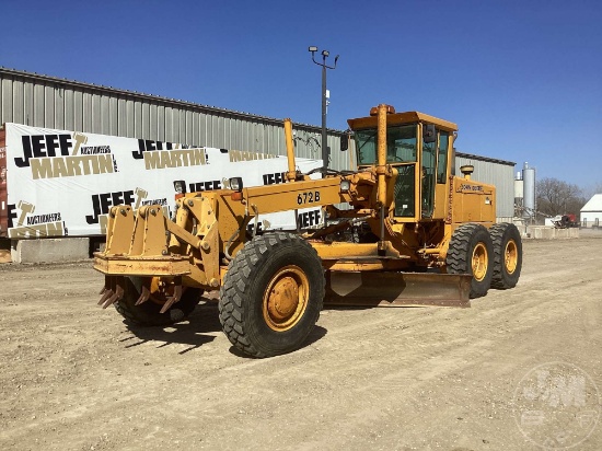 1992 DEERE 672B MOTORGRADER SN: DW672BX536388