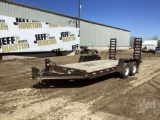 2000 TRAIL KING TK10U TAG A LONG EQUIPMENT TRAILER VIN: 1TKU01629YM043345