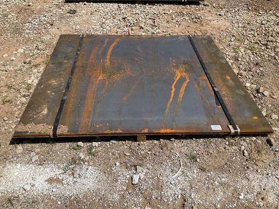 5/8”...... X 72”...... X 82”...... STEEL ROAD PLATE, ***SELLING TIMES