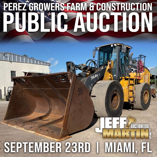 Jeff Martin Auctioneers Inc. Auction Catalog PEREZ GROWERS FARM AND