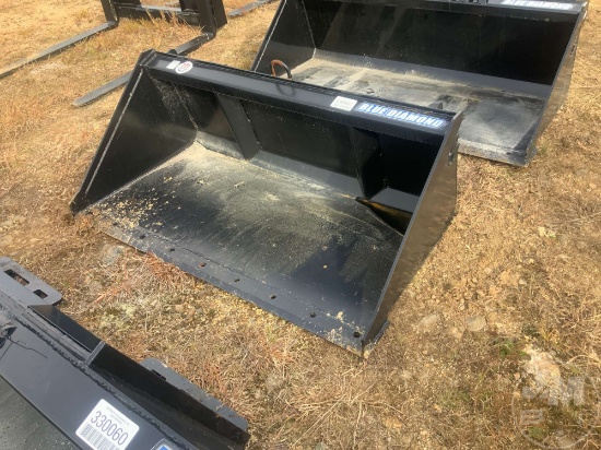 BLUE DIAMOND 52" SMOOTH BUCKET, LOW PROFILE, 20" BACK, SN: