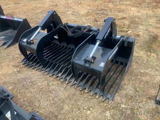 BLUE DIAMOND 72" ROCK BUCKET, EXTREME DUTY W/ GRAPPLES SN: