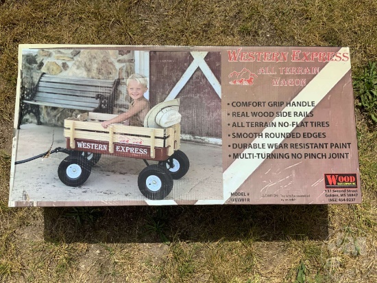 CHILDREN WESTERN EXPRESS ALL TERRAIN WAGON W/ NO FLAT TIRES