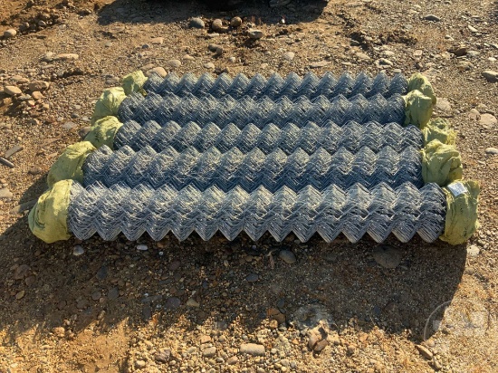 QTY OF (5) CHAIN LINK MESH FENCE