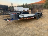 2016 LOAD TRAIL LOAD TRAIL UTILITY TRAILER 7'X16' VIN: 4ZECH1628G1102229