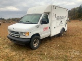 2002 FORD E-350 SINGLE AXLE VAN TRUCK VIN: 1FDSE35L02HB65657