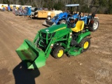 JOHN DEERE 1023E TRACTOR W/LOADER SN: 1LV1023EAGG104768