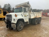1996 FORD LNT8000 TANDEM AXLE DUMP TRUCK VIN: 1FDYW82E5TVA13998