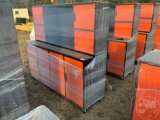 16 DRAWER, 4 CABINET TOOL BOX/ WORK BENCH