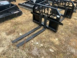 BLUE DIAMOND PALLET FORK ASSEMBLY HD W/ STEPS 5000 LBS.