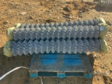 QTY OF (5) CHAIN LINK MESH FENCE