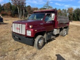 1990 GMC C7 SINGLE AXLE DUMP TRUCK VIN: 1GDJ7H1J6LJ602238