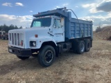 1987 NAVISTAR F-2654 TANDEM AXLE DUMP TRUCK VIN: 1HTZUDDT8HHA14075