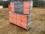 16 DRAWER, 4 CABINET TOOL BOX/ WORK BENCH