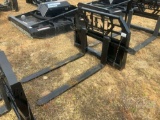 BLUE DIAMOND PALLET FORK ASSEMBLY HD W/ STEPS 5000 LBS.