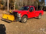 2008 FORD F-250 REGULAR CAB 4X4 PICKUP   VIN: 1FTNF21538EC75340