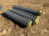 QTY OF (5) CHAIN LINK MESH FENCE