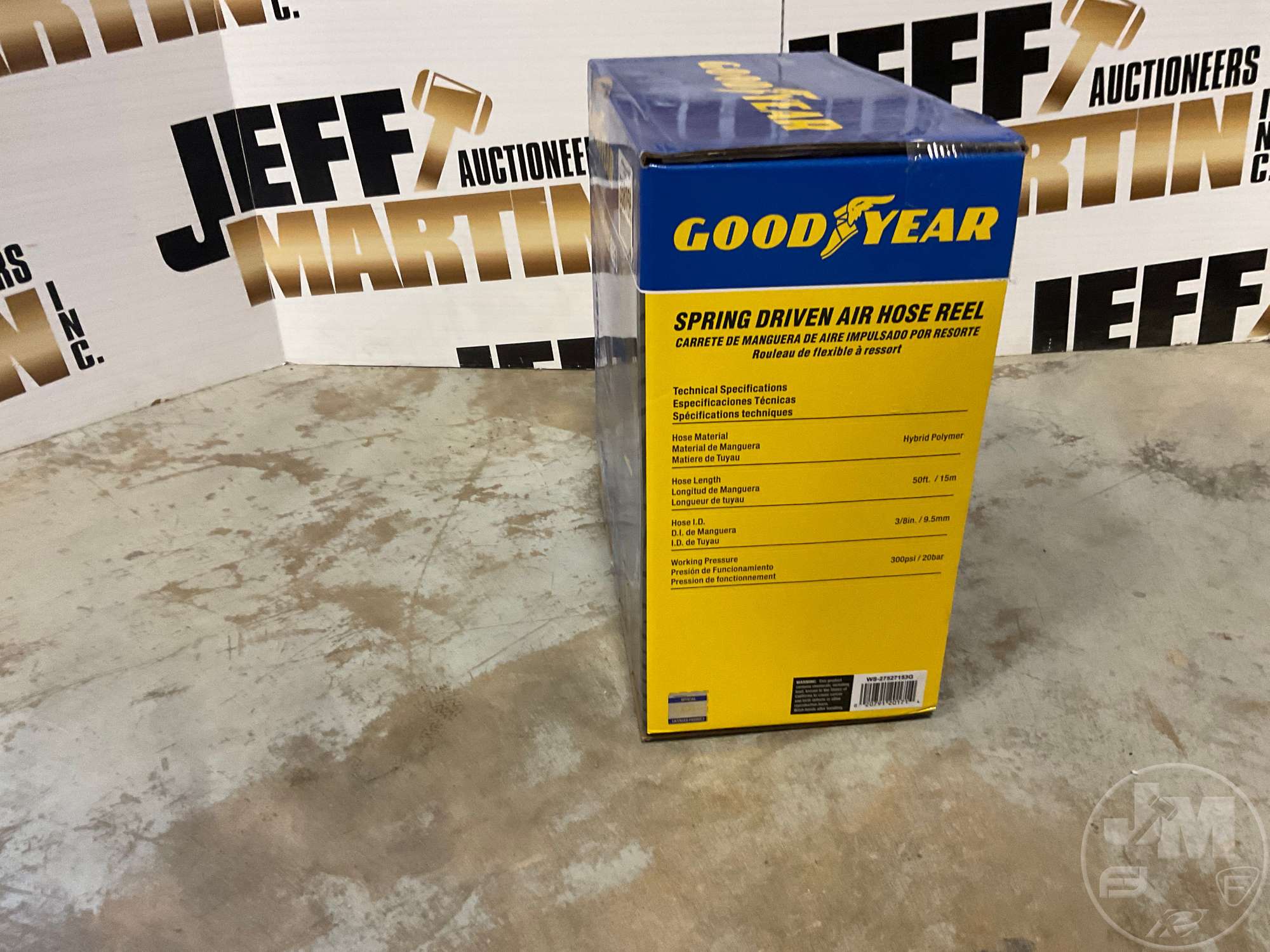 GOODYEAR AIR HOSE REEL 3/8 X 50' - Jeff Martin Auctioneers, Inc.