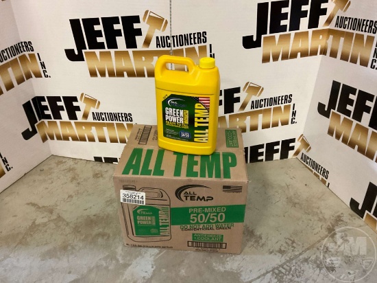 UNUSED ALL TEMP GREEN POWER PRE-MIXED 50/50 ANTIFREEZE/COOLANT